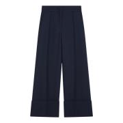 Wijde broek Valentino Garavani , Blue , Dames