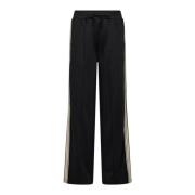 Zwarte track pants met geborduurd logo Copenhagen Muse , Black , Dames