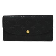 Pre-owned Canvas wallets Louis Vuitton Vintage , Black , Unisex