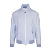 Blauw Polyester Stijlvol Shirt Kiton , Blue , Heren