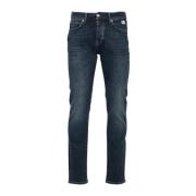 Slim Fit Katoen Denim Jeans Roy Roger's , Blue , Heren