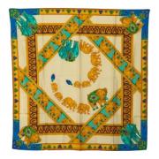 Pre-owned Silk scarves Cartier Vintage , Multicolor , Dames