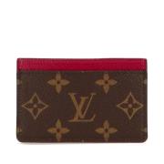 Pre-owned Canvas wallets Louis Vuitton Vintage , Brown , Dames