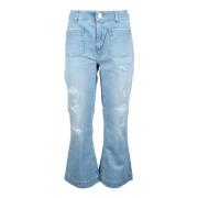 Klassieke katoen-elastaan jeans Seafarer , Blue , Dames