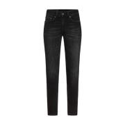 Eco Skinny Jeans Monroe Dondup , Black , Dames