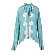 Levendige Viscose Shirt Pink Memories , Blue , Dames