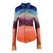 Elegante Viscose Elastaan Shirt Marni , Multicolor , Dames