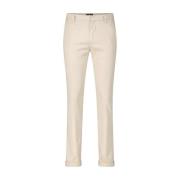 Klassieke Chino Broek met Zakken Dondup , Beige , Heren