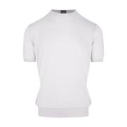 Witte Katoenen Overhemd Kiton , White , Heren