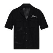 Shirt met logo Amiri , Black , Heren