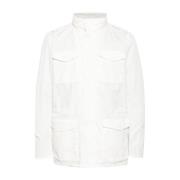 Witte Parka Jas voor Mannen Herno , White , Heren