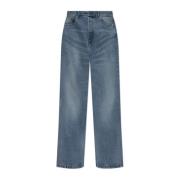 Jeans met logo Ami Paris , Blue , Heren