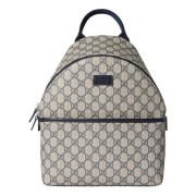 Kinderen Beige Rugzak Blauw Leer Gucci , Beige , Heren