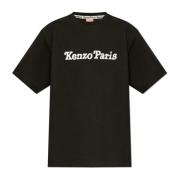 Bedrukt T-shirt Kenzo , Black , Heren