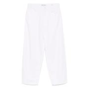 Witte Jeans Comfort Fit Broek Pinko , White , Dames