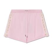 Shorts met zakken Versace , Pink , Dames