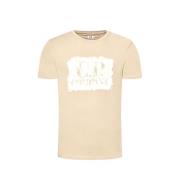 Casual Katoenen T-shirt C.p. Company , Beige , Heren