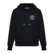 Sweatshirt met logo Versace Jeans Couture , Black , Heren