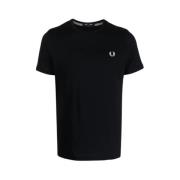 Basis T-shirt Fred Perry , Blue , Heren