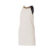 Polyester Jurken en Jumpsuits Elisabetta Franchi , White , Dames