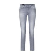 Klassieke Skinny-Fit Jeans Dondup , Gray , Dames