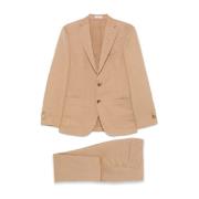 Beige Stijlvolle Jurk Zand Sluiting Boglioli , Beige , Heren