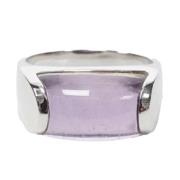 Pre-owned Silver rings Bvlgari Vintage , Purple , Dames