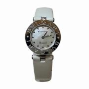 Pre-owned Stainless Steel watches Bvlgari Vintage , White , Dames