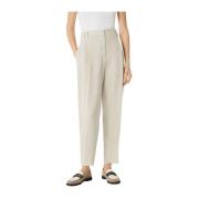 Beige Broek Brunello Cucinelli , Beige , Dames