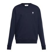 Logo sweatshirt Ami Paris , Blue , Heren