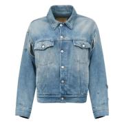 Stijlvolle Kaban Jas voor Mannen MM6 Maison Margiela , Blue , Dames