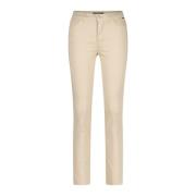 Slim-Fit Katoenmix Broek Ritssluiting & Knoopsluiting 5-Pocket Stijl M...