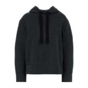 Donkergrijze Wollen Blend Sweatshirt Jil Sander , Gray , Dames