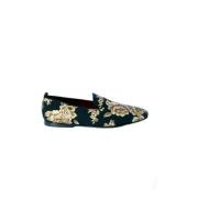 Jaquard Young Pope Loafers Dolce & Gabbana , Black , Heren