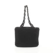 Pre-owned Canvas chanel-bags Chanel Vintage , Black , Dames