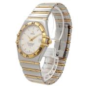 Pre-owned Yellow Gold watches Omega Vintage , White , Heren