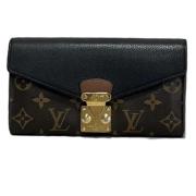 Pre-owned Canvas wallets Louis Vuitton Vintage , Black , Dames