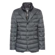 Waterdichte Echt Donsjack Style Missori Boggi Milano , Gray , Heren