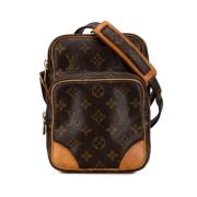 Pre-owned Canvas crossbody-bags Louis Vuitton Vintage , Brown , Dames