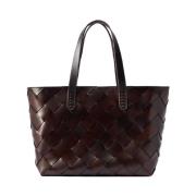 Stijlvolle leren handtas voor vrouwen Dragon Diffusion , Brown , Dames