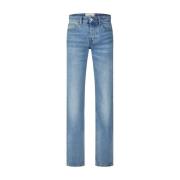 Klassieke Straight Leg Jeans Ami Paris , Blue , Heren