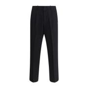 Hoge taille wol chino broek Our Legacy , Black , Heren