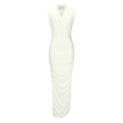 Maxi-jurk Micate gedrapeerd ontwerp Nicowa , White , Dames