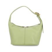 Groene Leren Handtas met Verstelbaar Handvat Coccinelle , Green , Dame...