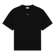 Korte mouwen ronde hals T-shirt Off White , Black , Heren