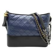 Pre-owned Leather chanel-bags Chanel Vintage , Black , Dames