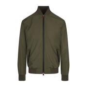 Groen Polyester Stijlvol Shirt Kiton , Green , Heren