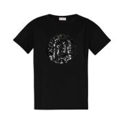 Paillet T-shirt Liu Jo , Black , Dames