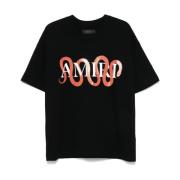 Zwarte T-shirts en Polos Amiri , Black , Heren