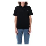 Klassiek Poloshirt in Diverse Kleuren A.p.c. , Black , Heren